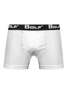 Bílé pánské boxerky Bolf 0953