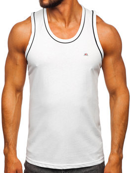 Bílé pánské tílko tank top Bolf 14276