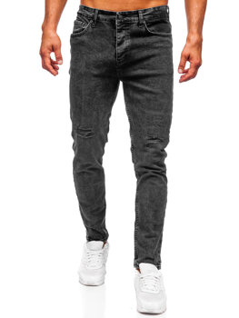 Černé pánské džíny slim fit Bolf 6499