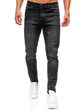 Černé pánské džíny slim fit Bolf 6504