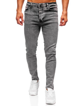 Černé pánské džíny slim fit Bolf 6512