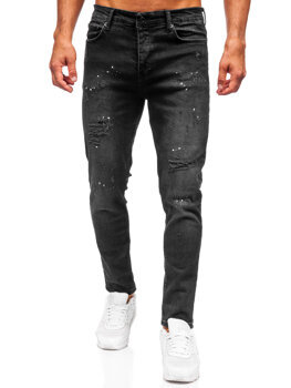 Černé pánské džíny slim fit Bolf 6530