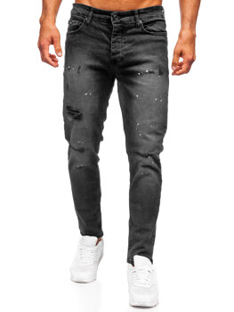 Černé pánské džíny slim fit Bolf 6533