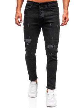 Černé pánské džíny slim fit Bolf 6853