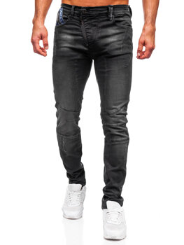 Černé pánské džíny slim fit Bolf MP0025N