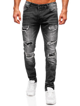 Černé pánské džíny slim fit Bolf MP0075N