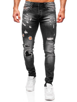 Černé pánské džíny slim fit Bolf MP0089N