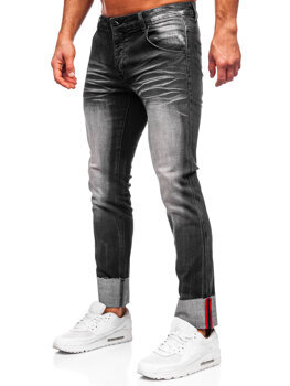 Černé pánské džíny slim fit Bolf MP0106N