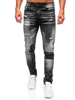 Černé pánské džíny slim fit Bolf MP0168N