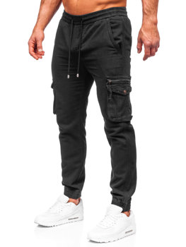 Černé pánské jogger kapsáče Bolf MP0181N