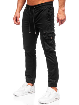 Černé pánské jogger kapsáče Bolf MP0201N