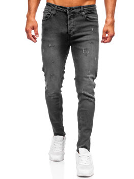 Grafitové pánské džíny slim fit Bolf 6541