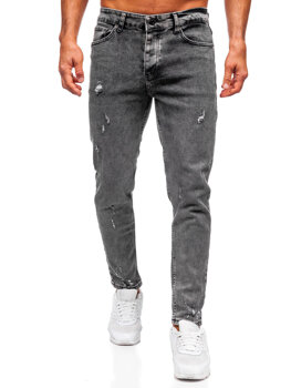 Grafitové pánské džíny slim fit Bolf 6642