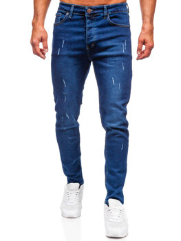 Grafitové pánské džíny slim fit Bolf 6642