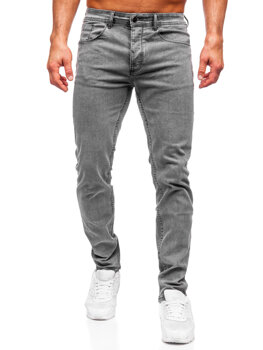 Grafitové pánské džíny slim fit Bolf MP0192GC