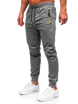 Grafitové pánské jogger kalhoty Bolf K10350