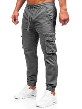 Grafitové pánské jogger kapsáče Bolf MP0181G