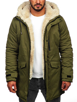 Khaki pánská zimní parka Bolf parka 22M37