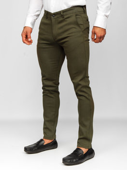 Khaki pánské chino kalhoty Bolf 5000-3