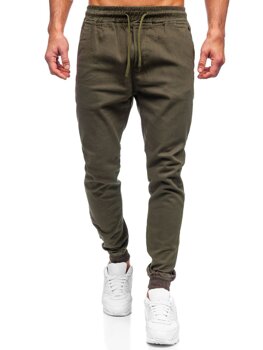 Khaki pánské jogger kalhoty Bolf 707