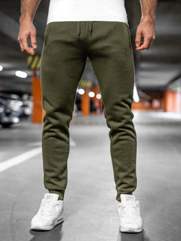 Khaki pánské jogger kalhoty Bolf XW01