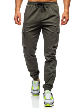 Khaki pánské jogger kapsáče Bolf 701