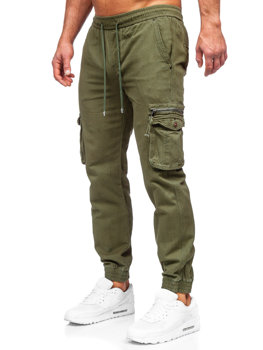 Khaki pánské jogger kapsáče Bolf MP0181MV