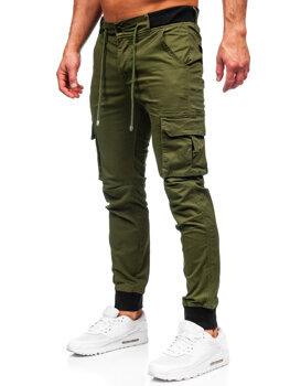 Khaki pánské jogger kapsáče Bolf MP0208MV