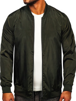 Khaki pánský přechodový bomber Bolf W3909