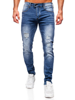 Modré pánské džíny slim fit Bolf MP0017B