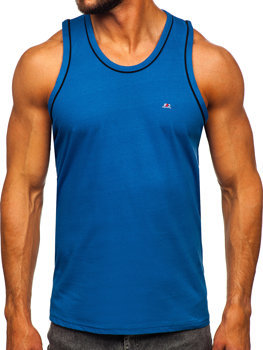 Modré pánské tílko tank top Bolf 14276