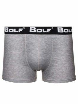 Šedé pánské boxerky Bolf 0953