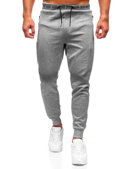 Šedé pánské jogger kalhoty Bolf HM383