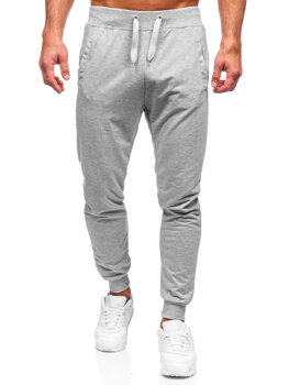 Šedé pánské jogger kalhoty Bolf XW02