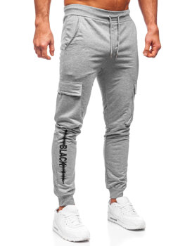 Šedé pánské jogger kapsáčé Bolf HW2357