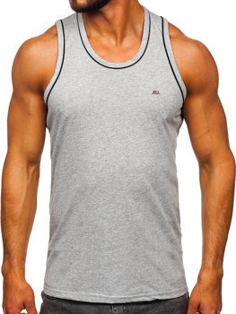 Šedé pánské tílko tank top Bolf 14276