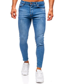 Tmavě modré pánské džíny skinny fit Bolf 5828