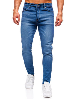 Tmavě modré pánské džíny slim fit Bolf 6430