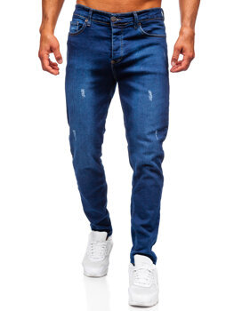 Tmavě modré pánské džíny slim fit Bolf 6516