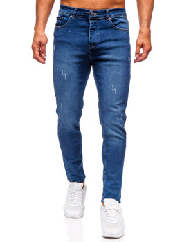 Tmavě modré pánské džíny slim fit Bolf 6564-1