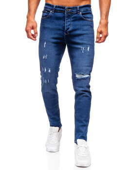 Tmavě modré pánské džíny slim fit Bolf 6566-2