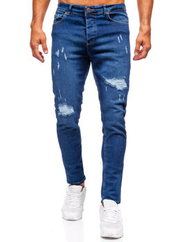 Tmavě modré pánské džíny slim fit Bolf 6569-1