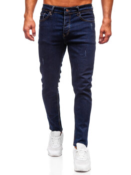 Tmavě modré pánské džíny slim fit Bolf 6785