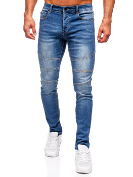 Tmavě modré pánské džíny slim fit Bolf MP0082BS