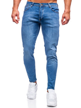 Tmavě modré pánské džíny slim fit Bolf R922