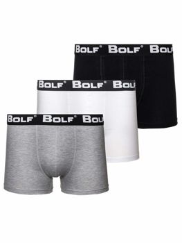 Vícebarevné pánské boxerky-1 Bolf 0953-3P 3 PACK