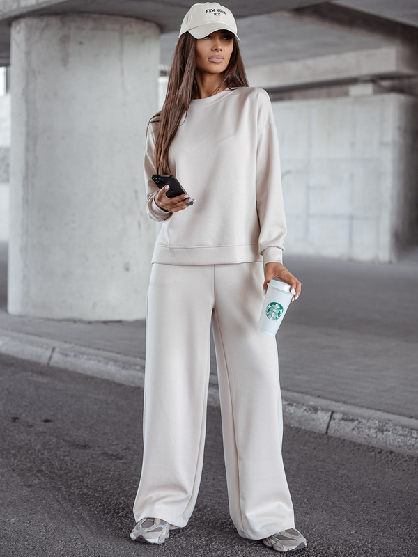 Dámský dvoudílný komplet béžový Bolf 821111