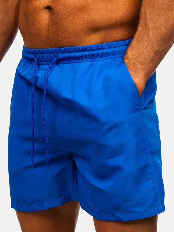 Královsky modré pánské plavecké šortky Bolf QD32