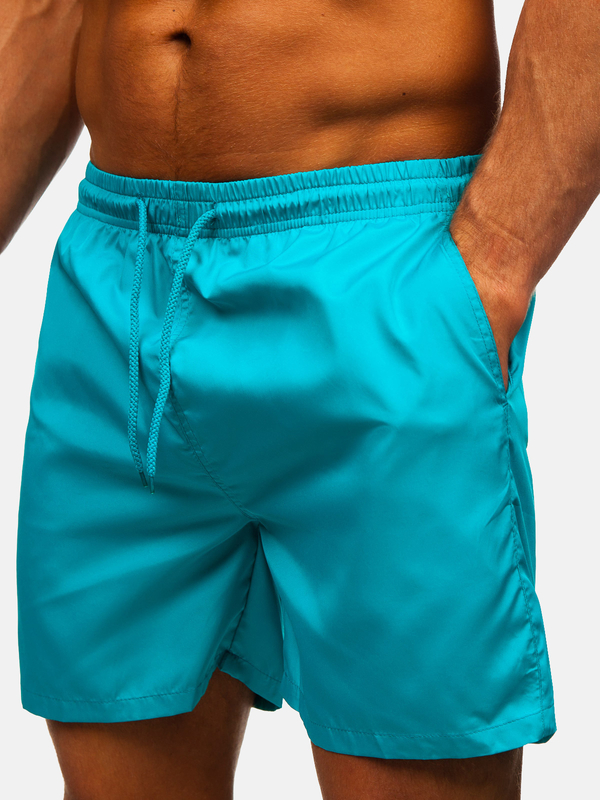 Modré pánské plavecké šortky Bolf QD32