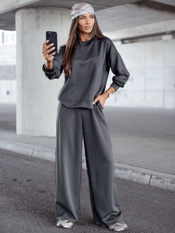 Dámský dvoudílný komplet grafitový Bolf 821111